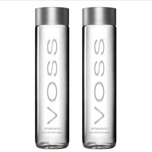 💧Voss💧Two Empty 800 mL Glass Bottle, 27.0 fl oz